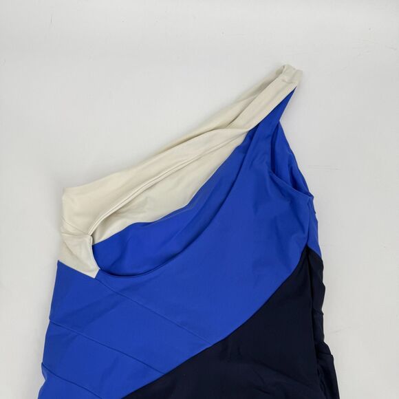 Summersalt Sidestroke Swimsuit One Piece Colorblock Blue Resort Vacation Size 8 - Picture 6 of 11